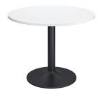 Table ronde Excellens - Pied métal tulipe - D 80 à 120 cm - de 3 à 6 personnes
