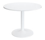 Table ronde Excellens - Pied métal tulipe - D 80 à 120 cm - de 3 à 6 personnes
