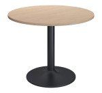 Table ronde Excellens - Pied métal tulipe - D 80 à 120 cm - de 3 à 6 personnes