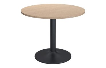 Table ronde Excellens - Pied métal tulipe - D 80 à 120 cm - de 3 à 6 personnes