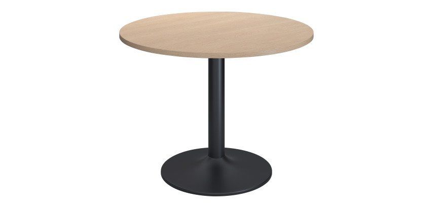 Table ronde Excellens - Pied métal tulipe - D 80 à 120 cm - de 3 à 6 personnes