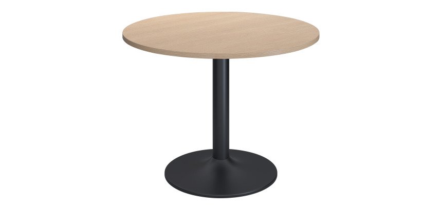 Table ronde Excellens - Pied métal tulipe - D 80 à 120 cm - de 3 à 6 personnes