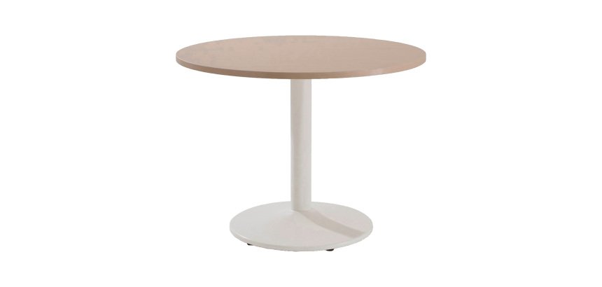 Table ronde Excellens - Pied métal tulipe - D 80 à 120 cm - de 3 à 6 personnes