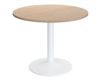 Table ronde Excellens - Pied métal tulipe - D 80 à 120 cm - de 3 à 6 personnes