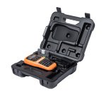 Brother PT-E110VP label maker with carrying case and AC adapter