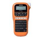 Brother PT-E110VP label maker with carrying case and AC adapter