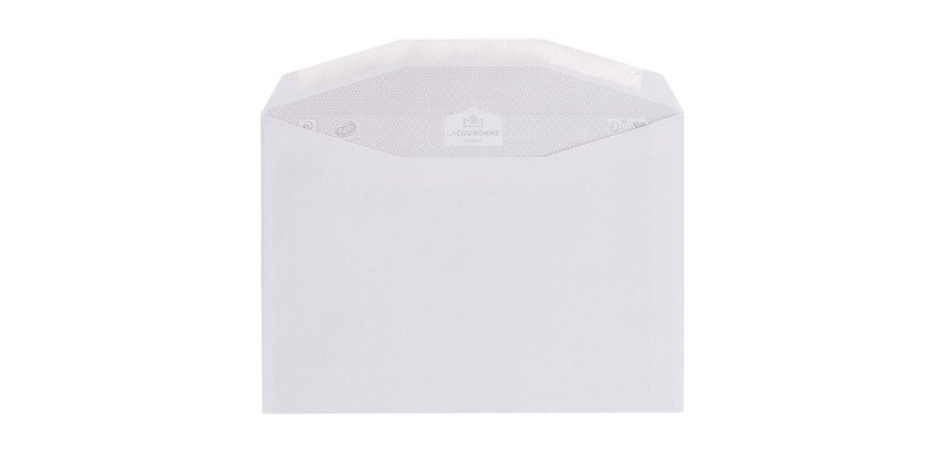 Sobre para plegadora automática 80 g 162 x 229 mm con ventana 45 x 100 mm La Couronne - Caja 200