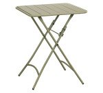 Ensemble Napoli, 1 table et 2 chaises pliantes, carrée L 60 cm