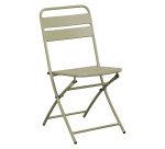 Ensemble Napoli, 1 table et 2 chaises pliantes, carrée L 60 cm