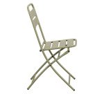 Ensemble Napoli, 1 table et 2 chaises pliantes, carrée L 60 cm