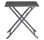 Antibes Folding Aluminum Outdoor Table, Square L 75 cm