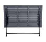 Table d'extérieur en aluminium Antibes, pliante, rectangle L 130 cm