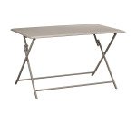 Table d'extérieur Antibes, pliante, rectangle L 130 cm