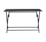 Table d'extérieur en aluminium Antibes, pliante, rectangle L 130 cm