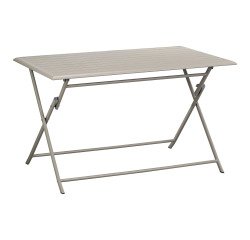 Table d'extérieur Antibes, pliante, rectangle L 130 cm