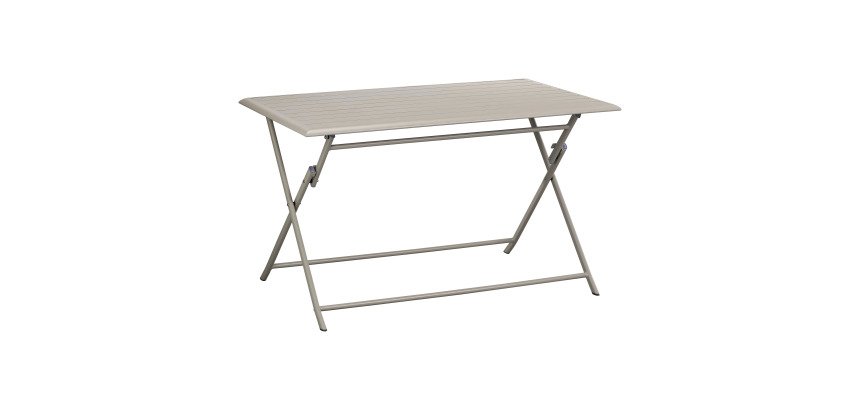 Table d'extérieur Antibes, pliante, rectangle L 130 cm