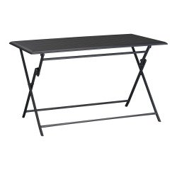Table d'extérieur Antibes, pliante, rectangle L 130 cm