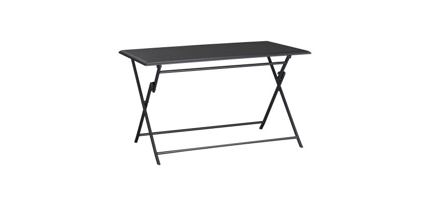Table d'extérieur Antibes, pliante, rectangle L 130 cm