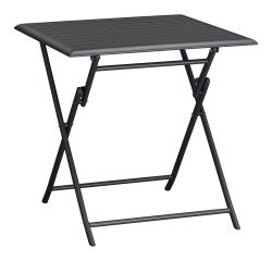 Table d'extérieur Antibes, pliante, carrée L 75 cm