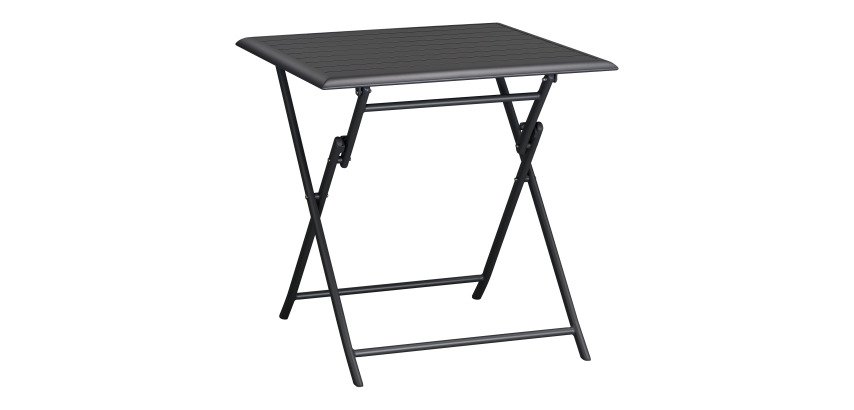 Table d'extérieur Antibes, pliante, carrée L 75 cm