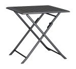 Antibes Folding Aluminum Outdoor Table, Square L 75 cm