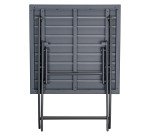 Antibes Folding Aluminum Outdoor Table, Square L 75 cm