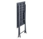 Antibes Folding Aluminum Outdoor Table, Square L 75 cm