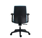MOOV' office chair fabric, backrest with lumbar support, armrests, synchronous mechanism with seat depth adjustment