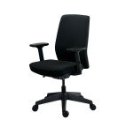 MOOV' office chair fabric, backrest with lumbar support, armrests, synchronous mechanism with seat depth adjustment