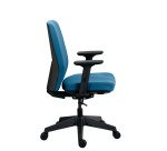MOOV' office chair fabric, backrest with lumbar support, armrests, synchronous mechanism with seat depth adjustment