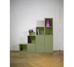 Armadio Ufficio Monoblocco Senso anta intera 2 riapini l 45 x p 45 x h 140 cm