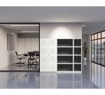 Armadio Contenitore Monoblocco Senso vano vuoto anta singola intera l x p x h 45 x 45 x 50 cm