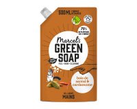 Gel lavant mains Marcel’s Green Soap bois de santal & cardamome - Recharge de 500 ml
