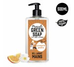 Gel lavant mains Marcel’s Green Soap orange & jasmin - flacon pompe 500 ml