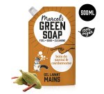 Gel lavant mains Marcel’s Green Soap bois de santal & cardamome - Recharge de 500 ml