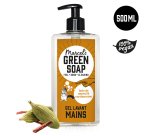 Gel lavant mains Marcel’s Green Soap bois de santal & cardamome - flacon pompe 500 ml
