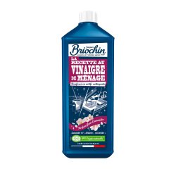 Vinaigre de ménage concentré 14° parfum fleur d’amandier Briochin - Flacon de 1 L