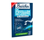 Feuilles de lessive Briochin au bicarbonate brise végétale - paquet de 20 feuilles