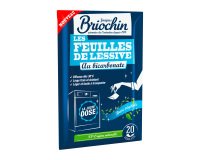 Feuilles de lessive Briochin au bicarbonate brise végétale - paquet de 20 feuilles