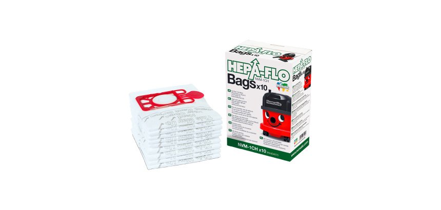 Lot de 10 sacs aspirateur HepaFlo 9 L Numatic NVM1CH/2