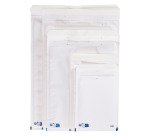 Pochette matelassée mousse kraft blanc 350 x 470 mm - Carton de 100