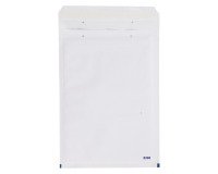 Pochette matelassée mousse kraft blanc 180 x 265 mm - Carton de 100