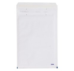 Pochette matelassée mousse kraft blanc 180 x 265 mm - Carton de 100