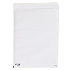 Pochette matelassée mousse kraft blanc 350 x 470 mm - Carton de 100