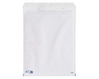 Pochette matelassée mousse kraft blanc 240 x 340 mm - Carton de 100