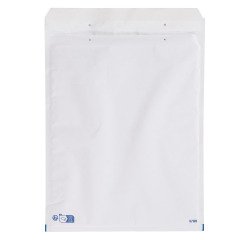 Pochette matelassée mousse kraft blanc 240 x 340 mm - Carton de 100