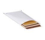 Pochette matelassée mousse kraft blanc 180 x 265 mm - Carton de 100