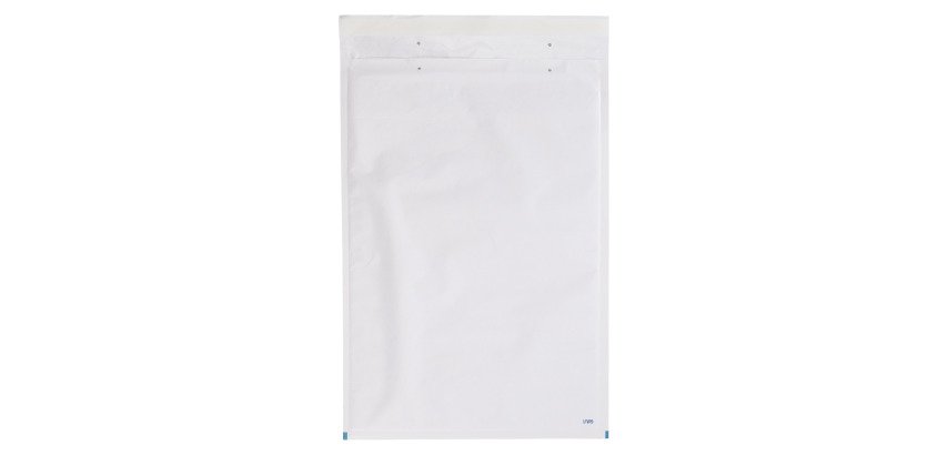 Pochette matelassée mousse kraft blanc 270 x 360 mm - Carton de 100