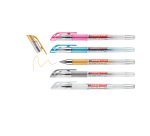 Stylo roller Edding 2185 à capuchon pointe 0,7 mm écriture moyenne couleurs métallisées assorties - Pohcette de 5