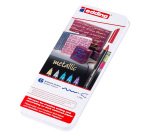 Metalen kleurstiften Edding 1200, assorti kleuren - Blikset van 6